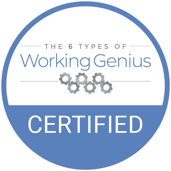 Working Genius Certified Facilitator badge